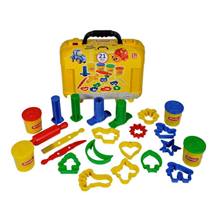 CEYLAN ADAM   ERN-597 Heroes Premium Çantalı Oyun Hamuru Seti - Eren Oyuncak