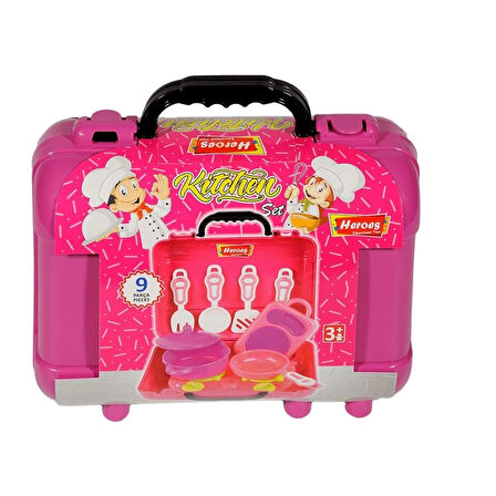 CEYLAN ADAM   ERN-820 Heroes Toys Mutfak Seti - Eren Oyuncak