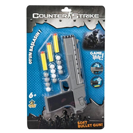 CEYLAN ADAM   ER-132 Dart ve Top Atan Desert Eagle Tabanca  - Erdem Oyuncak