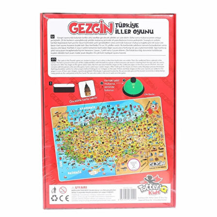 CEYLAN ADAM   2290 Gezgin Türkiye İller Oyunu -Tottreiq