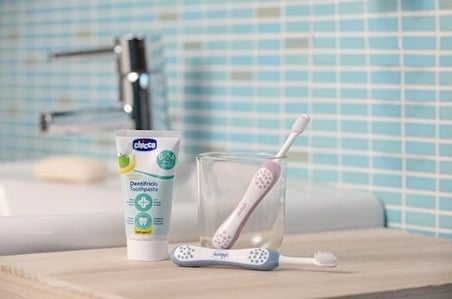 Mey İthalat®   Diş Fırçası 6-36 Ay Mavi