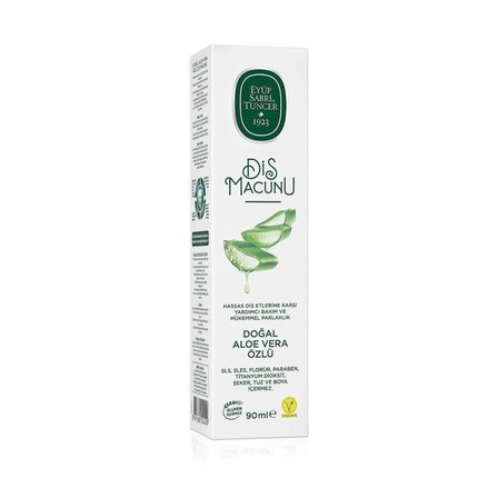 Mey İthalat®   Doğal Diş Macunu 90 Gr Aloe Vera
