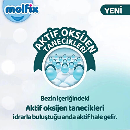 CEYLAN ADAM   Molfix Premium Bebek Bezi Ultra Fırsat Paketi 5 Beden 11-18 Kg 66 Adet