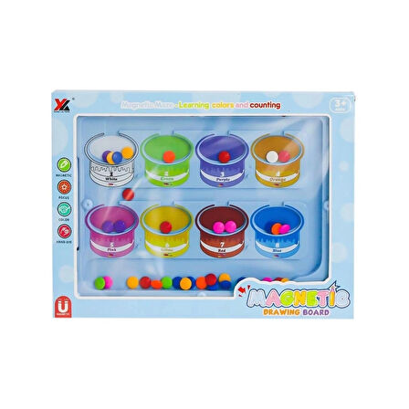 CEYLAN ADAM   677 Steam Renkler ve Sayılar Eğitim Tahtası -Birliktoys