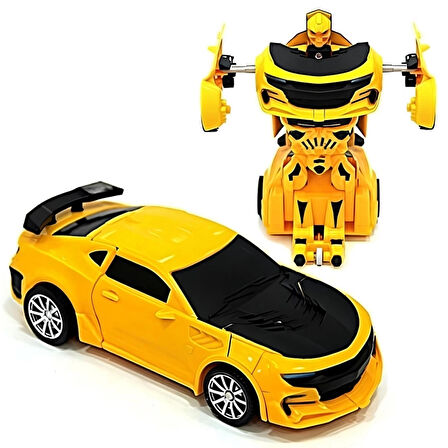 CEYLAN ADAM   Robot Olan Araba Sarı CN1997