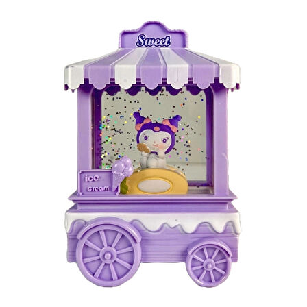 CEYLAN ADAM   Kar Küresi Plastik Dondurma Arabası LLM-HDY0112