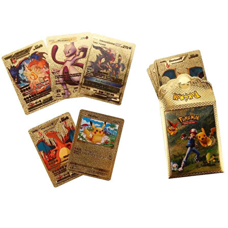 CEYLAN ADAM   Pokemon Gold Trading Card 10’lu Paket
