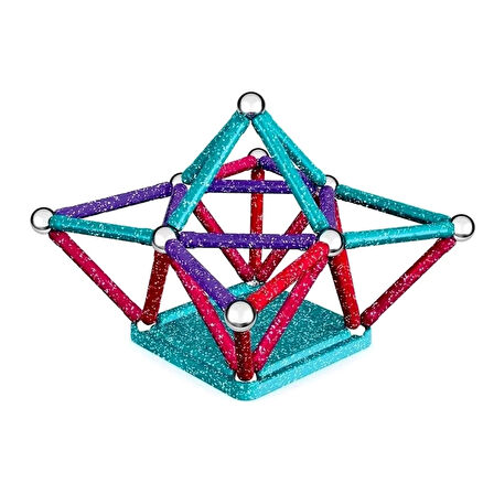 CEYLAN ADAM   Geomag Glitter Manyetik Zeka Oyunu 60 Parça