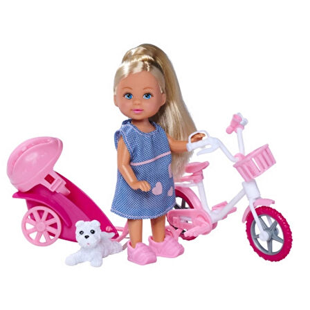 CEYLAN ADAM   Evi ve Römorklu Bisikleti ve Köpeği 12 cm SMB-105730783