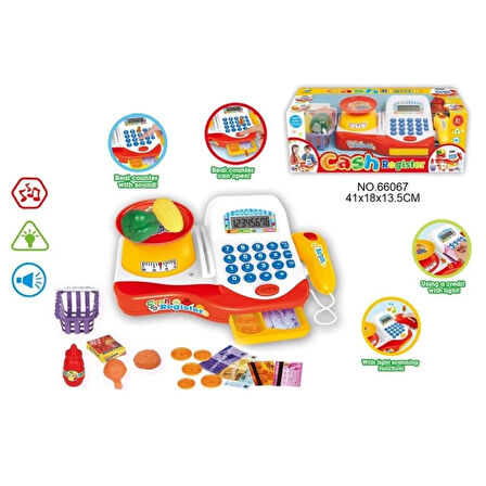 CEYLAN ADAM Nessiworld HUA-66065-66067 Işıklı ve Sesli Sesli Yazarkasa -Vardem