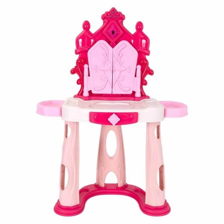 Mey İthalat® Pretty Pinky Işıklı ve Sesli Makyaj Masası Oyun Seti
