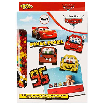 CEYLAN ADAM   4in1 Disney Cars Pixel Pixel Boncuk Aktivite ve Oyuncak Seti