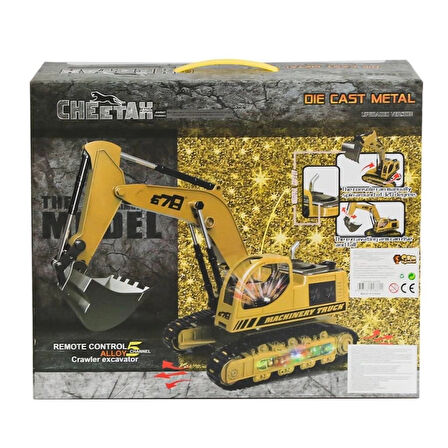 CEYLAN ADAM   8070E Kumandalı Şarjlı Işıklı Kepçe  -Can Oyuncak