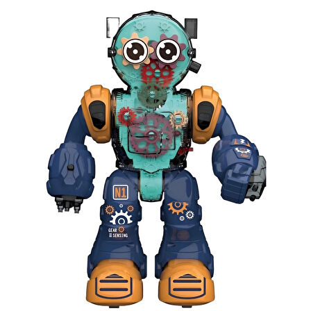 CEYLAN ADAM   Işıklı ve Müzikli Şeffaf Renkli Robot