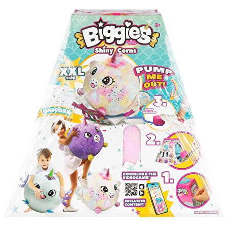 CEYLAN ADAM   Şişme Peluş Unicorn XXL Shiny Corns S2