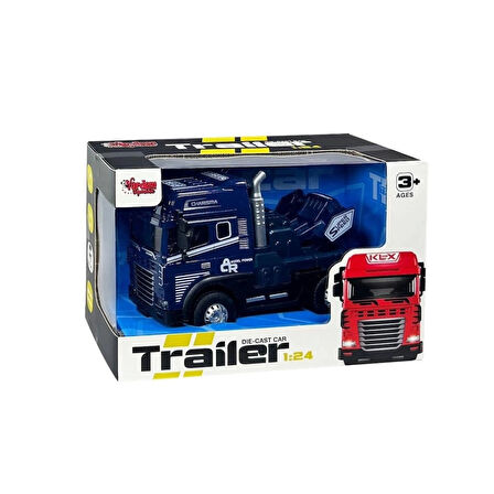 CEYLAN ADAM   KLX800-247 Sürtmeli Işıklı Müzikli 1:24 Çekici (Tır Kafası)