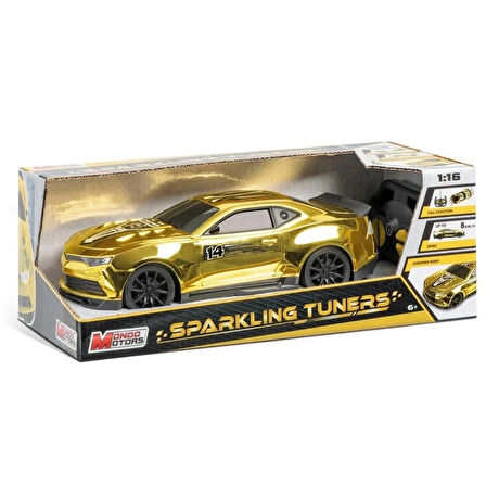 CEYLAN ADAM   Sparkling Tuners 1/16 Altın 27MHZ Kumandalı Araba
