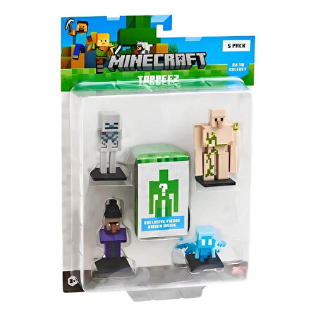 CEYLAN ADAM   Minecraft 3D Figür Toppeez 5'li
