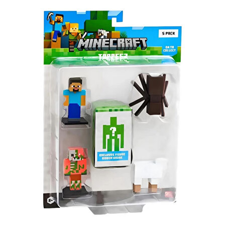 CEYLAN ADAM   Minecraft 3D Figür Toppeez 5'li