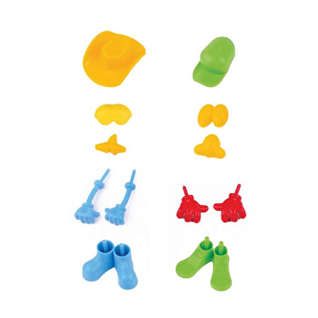 CEYLAN ADAM Nessiworld 03576 İNSAN FİGÜRÜ SETİ OYUN HAMURU 150 GR.