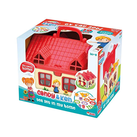 CEYLAN ADAM Nessiworld  03021 Candy Ken Ev Çay Set -Dede