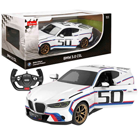 CEYLAN ADAM   Rastar 1/14 F/F BMW 3.0 CSL 2.4GHZ Işıklı Uzaktan Kumandalı Araba