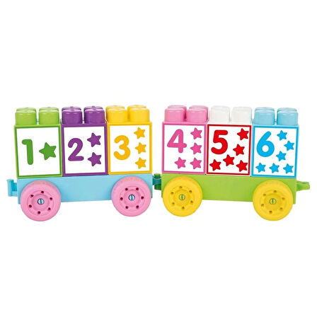 CEYLAN ADAM   03 605 Master Blok Rakamlı Tren -Pilsan Oyuncak