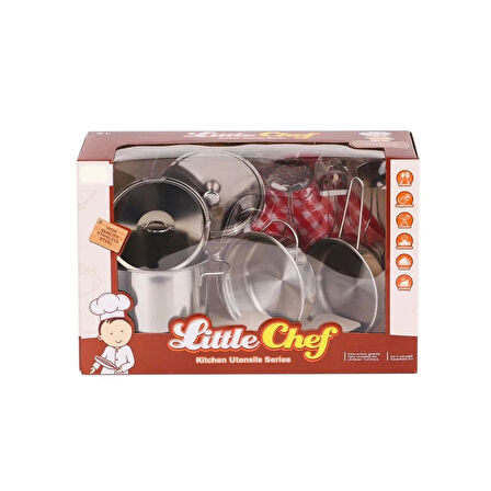 CEYLAN ADAM   Küçük Şef Metal Mutfak Seti