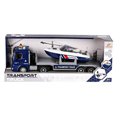 CEYLAN ADAM   PY8815B Sesli ve Işıklı Bot Taşıyan Tır -Canem Oyuncak