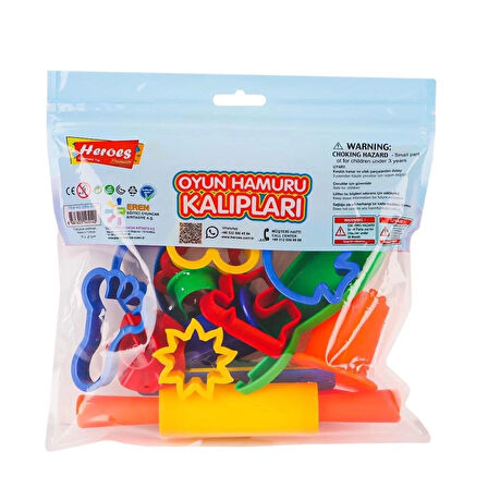 CEYLAN ADAM   ERN-514 Oyun Hamuru Kalıpları -Eren Eğitici Oyuncakları