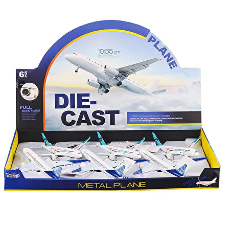 CEYLAN ADAM   HL109-6 Çek Bırak Uçaklar -Karsan Oyuncak