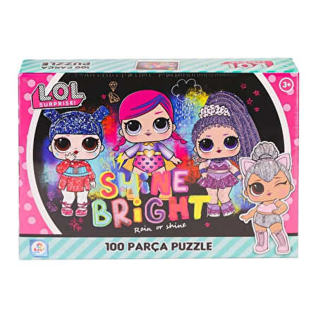CEYLAN ADAM   LOL0055 LOL 100 Parça Puzzle -Laçokids
