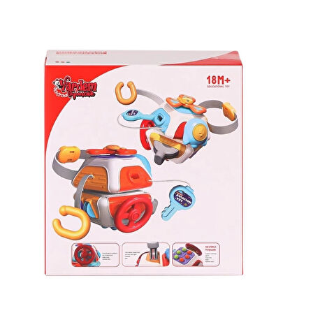 CEYLAN ADAM   RT1605 Eğitici Çok Yüzlü Aktivite Oyuncağı -Vardem Oyuncak