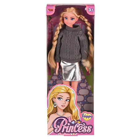 CEYLAN ADAM   WG-115527 Kazaklı Örgü Saçlı Bebek 29 cm -Vardem Oyuncak