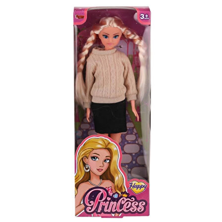 CEYLAN ADAM   WG-115527 Kazaklı Örgü Saçlı Bebek 29 cm -Vardem Oyuncak