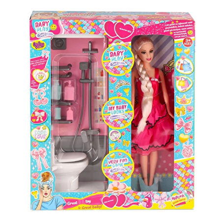 CEYLAN ADAM   OYD-02387 Bebek ve Banyo Oyun Seti -Oydaş Oyuncak