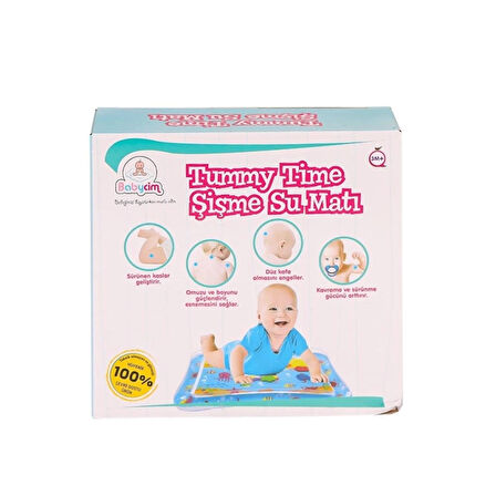 CEYLAN ADAM   884C Tummy Time Şişme Su Matı -Birliktoys