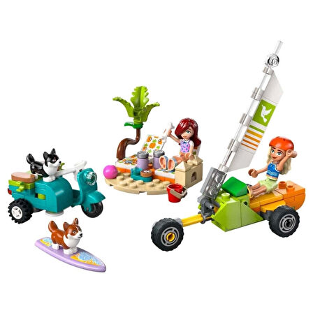 CEYLAN ADAM   LEGO Friends Sörfçü Köpekler ve Scooter Macerası 42641