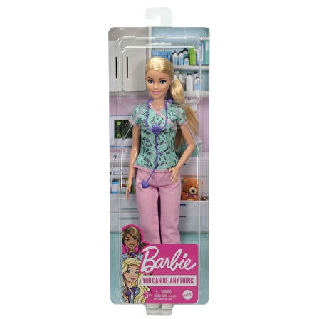 CEYLAN ADAM   GTW39 Barbie Kariyer Bebekleri Serisi - Hemşire