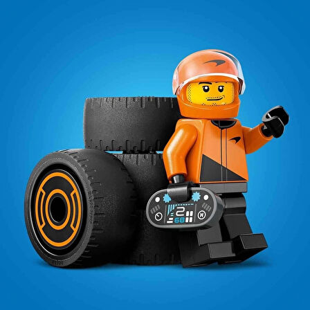 CEYLAN ADAM   LEGO City McLaren Yarış Arabalı F1 Sürücüsü 60442