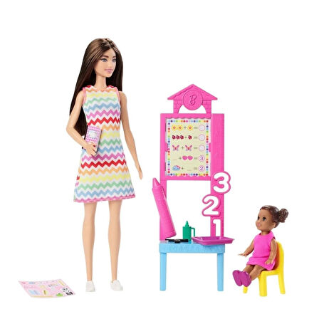 CEYLAN ADAM   JCR71 Barbie Bakım Temalı Kariyer Oyun Setleri