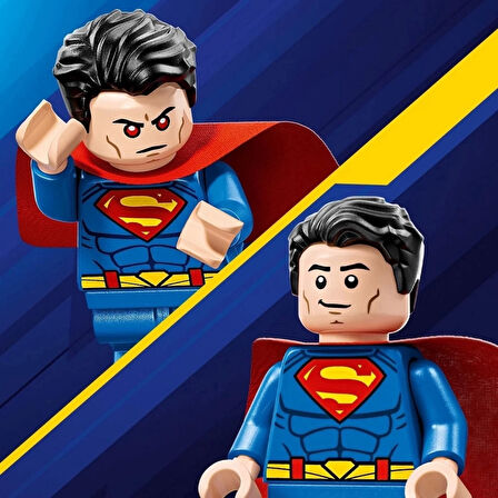 CEYLAN ADAM   LEGO DC Superman Robotu, Lex Luthor’a Karşı Süper Kahraman Oyuncak Figürü 76302