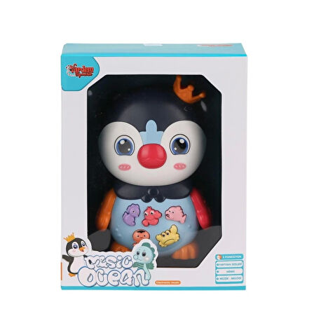 CEYLAN ADAM   JLG-855-115A Işıklı ve Müzikli Penguen Pianosu -Vardem Oyuncak