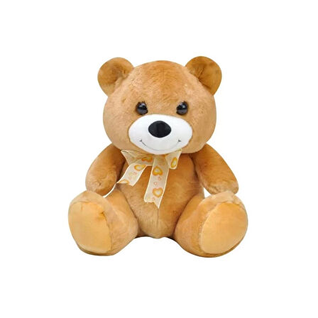 CEYLAN ADAM   1022K Göbekli Ayı 28 cm Kahverengi -Selay Oyuncak