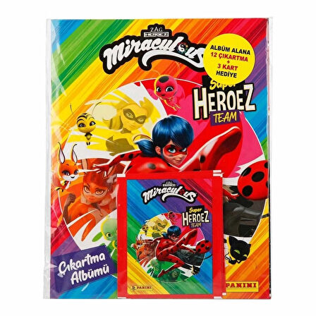 CEYLAN ADAM   Lady Bug ve Super Cat Çıkartma Albümü