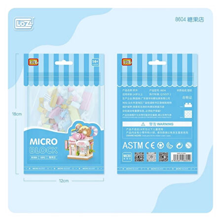 CEYLAN ADAM   LZ8604 LOZ Blok Oyuncak Mini Poşet -Vagonlife