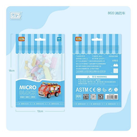 CEYLAN ADAM   LZ8620 LOZ Blok Oyuncak Mini Poşet -Vagonlife