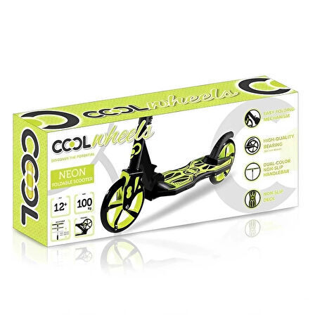 CEYLAN ADAM   Cool Wheels Scooter Neon Sarı