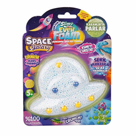 CEYLAN ADAM   Slimy Ever Gece Parlayan Köpük Slime Ufo