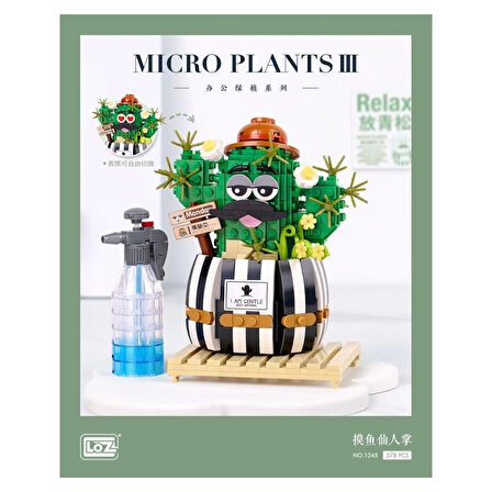 CEYLAN ADAM   LZ1245 LOZ Kaktüs Blok Seti -Vagon life